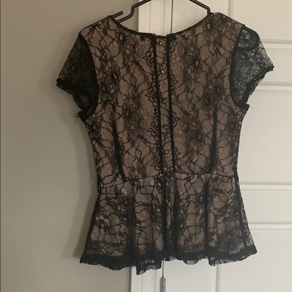 Lace Peplum top - Picture 2 of 2
